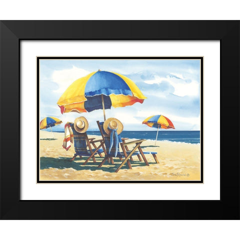 His And Hers Black Modern Wood Framed Art Print with Double Matting by Rossini, John