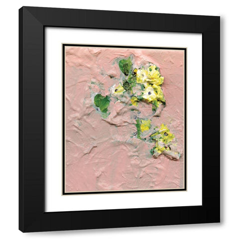 Trampled Beauty Black Modern Wood Framed Art Print with Double Matting by Kamdon Kreations