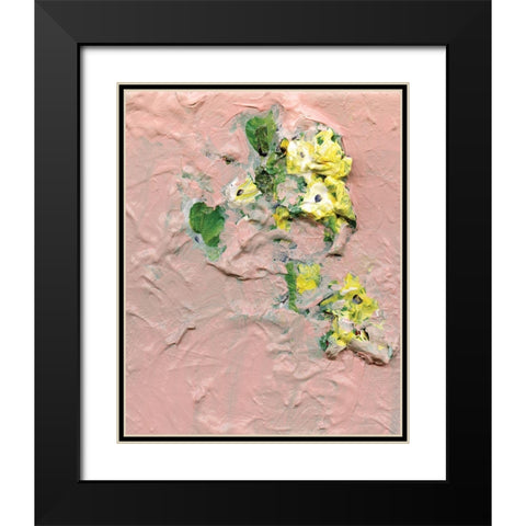 Trampled Beauty Black Modern Wood Framed Art Print with Double Matting by Kamdon Kreations