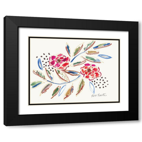 Lipstick and Blush Black Modern Wood Framed Art Print with Double Matting by Roberts, Kait