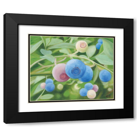 Summer Harvest Black Modern Wood Framed Art Print with Double Matting by Sherrill, Kate