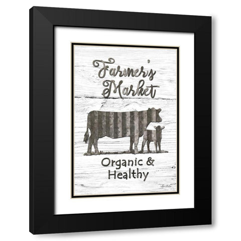 Farmers Market Black Modern Wood Framed Art Print with Double Matting by Deiter, Lori