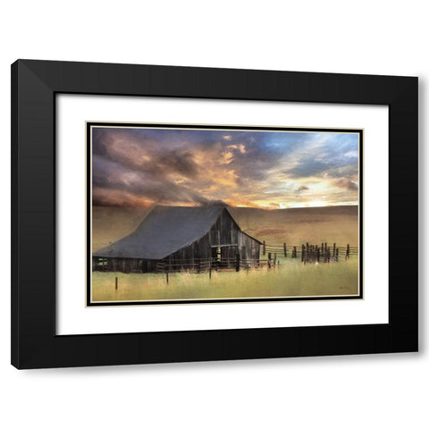 Sunshine Will Follow Black Modern Wood Framed Art Print with Double Matting by Deiter, Lori