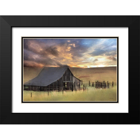 Sunshine Will Follow Black Modern Wood Framed Art Print with Double Matting by Deiter, Lori
