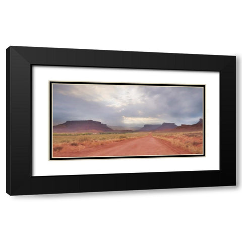 Colorado Country Roads Black Modern Wood Framed Art Print with Double Matting by Deiter, Lori