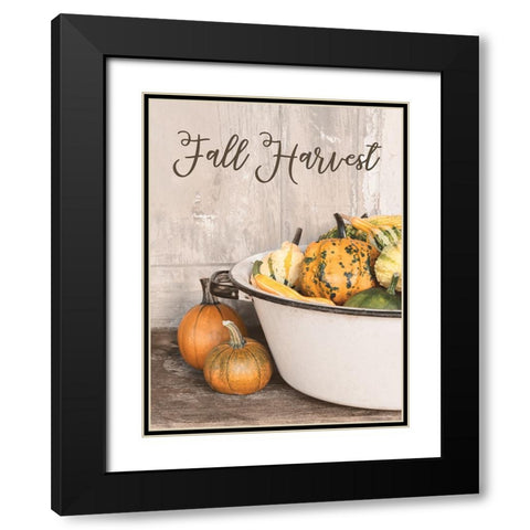 Fall Harvest Black Modern Wood Framed Art Print with Double Matting by Deiter, Lori
