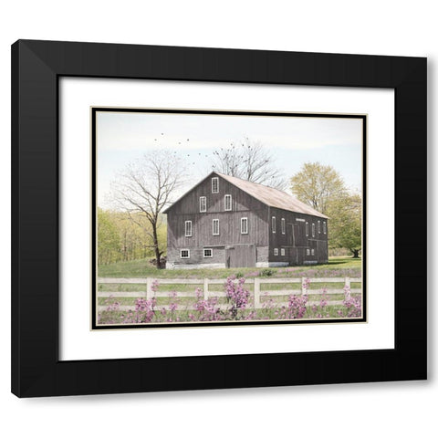 A New Season Black Modern Wood Framed Art Print with Double Matting by Deiter, Lori