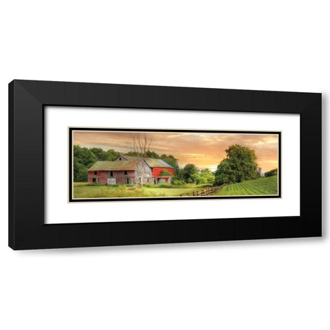 Greener Pastures Black Modern Wood Framed Art Print with Double Matting by Deiter, Lori