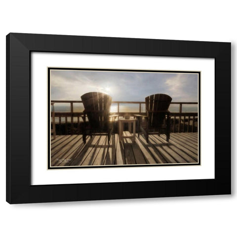 Front Row Seats Black Modern Wood Framed Art Print with Double Matting by Deiter, Lori