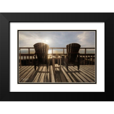 Front Row Seats Black Modern Wood Framed Art Print with Double Matting by Deiter, Lori