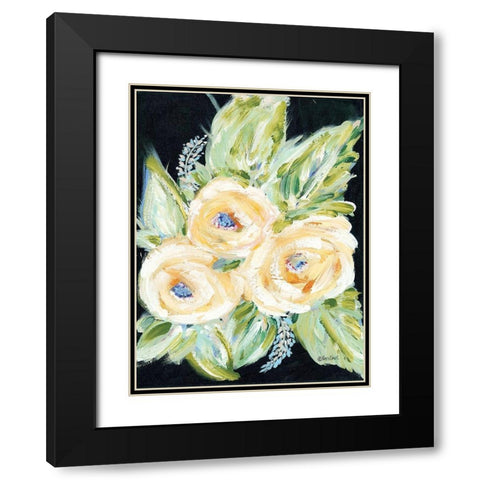 With Love Black Modern Wood Framed Art Print with Double Matting by Ebert, Roey