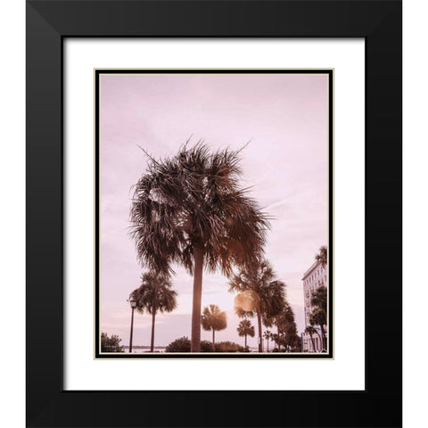 Blush Summer Black Modern Wood Framed Art Print with Double Matting by Rigsby, Jennifer