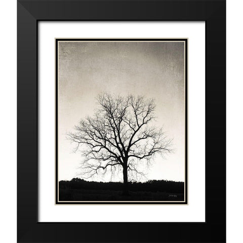 Under Heaven Black Modern Wood Framed Art Print with Double Matting by Rigsby, Jennifer