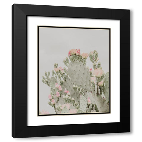 Blooms Abound II Black Modern Wood Framed Art Print with Double Matting by Rigsby, Jennifer