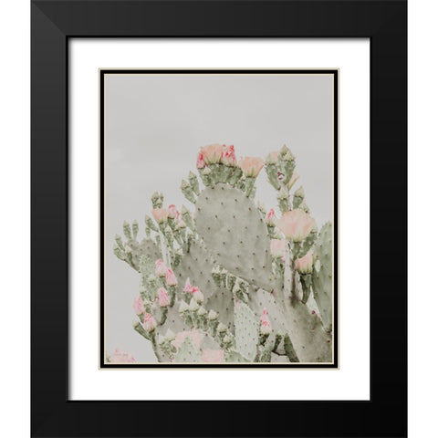 Blooms Abound II Black Modern Wood Framed Art Print with Double Matting by Rigsby, Jennifer