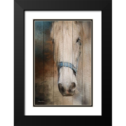 Old Gray Mare Black Modern Wood Framed Art Print with Double Matting by Vieira, Robin-Lee