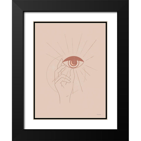 Its All in the Eyes of the Beholder Black Modern Wood Framed Art Print with Double Matting by Nieman, Rachel
