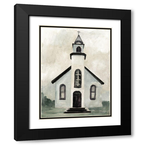 Sunday Morning    Black Modern Wood Framed Art Print with Double Matting by Stellar Design Studio