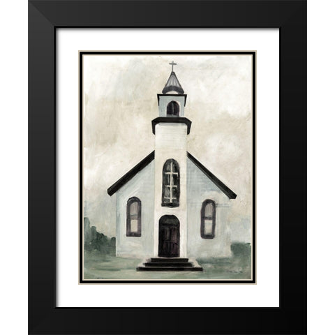Sunday Morning    Black Modern Wood Framed Art Print with Double Matting by Stellar Design Studio