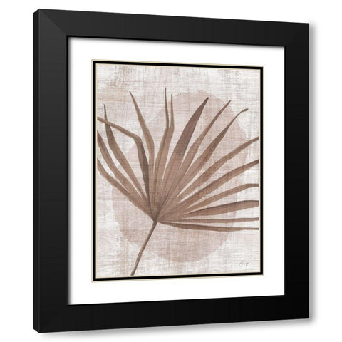 Warm Breeze Black Modern Wood Framed Art Print with Double Matting by Yass Naffas Designs