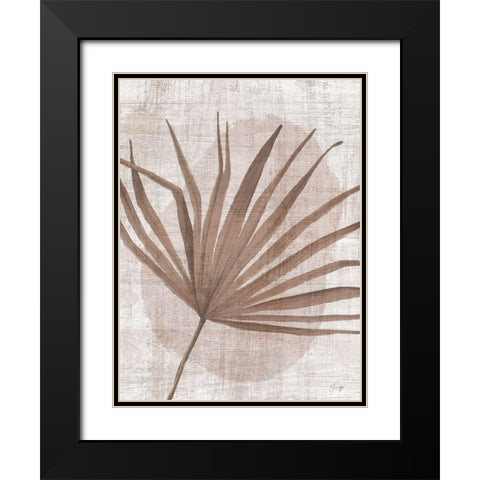 Warm Breeze Black Modern Wood Framed Art Print with Double Matting by Yass Naffas Designs
