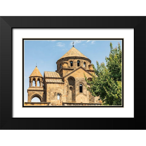 Armenia Armavir Province Vagharshapat Exterior view of the Saint Hripsime Church Black Modern Wood Framed Art Print with Double Matting by Wilson, Emily