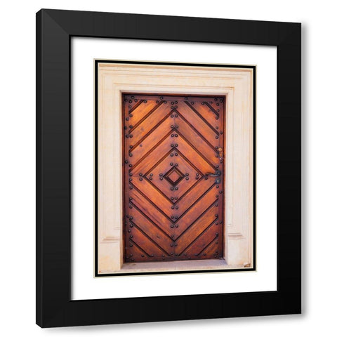 Castle in Pieskowa Skala-Ojcow-Poland-Europe Black Modern Wood Framed Art Print with Double Matting by Miller, Anna
