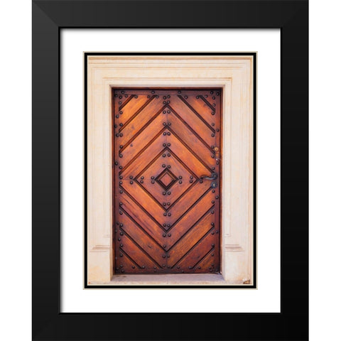 Castle in Pieskowa Skala-Ojcow-Poland-Europe Black Modern Wood Framed Art Print with Double Matting by Miller, Anna