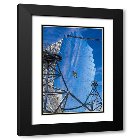 Canary Islands--Roque de los Muchachos Observatory-The Florian Goebel MAGIC Telescopes Black Modern Wood Framed Art Print with Double Matting by Bibikow, Walter