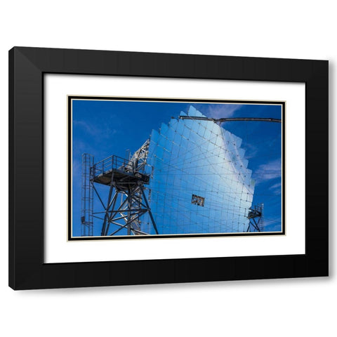 Canary Islands--Roque de los Muchachos Observatory-The Florian Goebel MAGIC Telescopes Black Modern Wood Framed Art Print with Double Matting by Bibikow, Walter