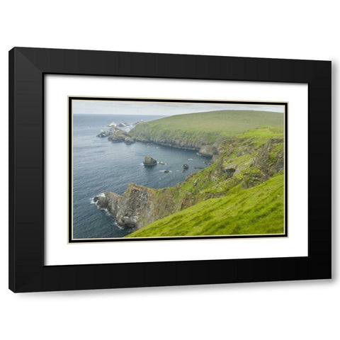 Scotland, Shetland Islands Island of Unst Black Modern Wood Framed Art Print with Double Matting by Illg, Cathy and Gordon