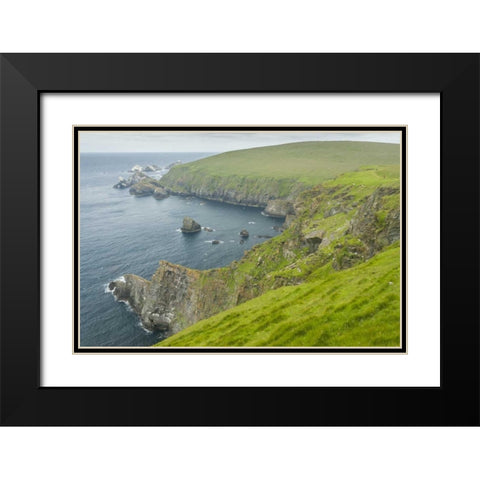 Scotland, Shetland Islands Island of Unst Black Modern Wood Framed Art Print with Double Matting by Illg, Cathy and Gordon