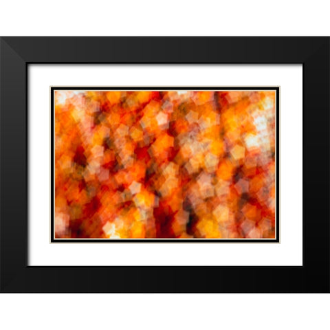 Colorful fabric detail Black Modern Wood Framed Art Print with Double Matting by Muench, Zandria