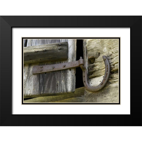TN, Great Smoky Mts Horseshoe hinged window Black Modern Wood Framed Art Print with Double Matting by Kaveney, Wendy