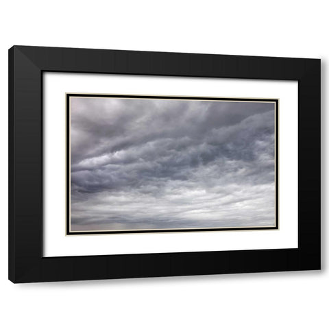 USA, Washington, Seabeck Billowing storm clouds Black Modern Wood Framed Art Print with Double Matting by Paulson, Don