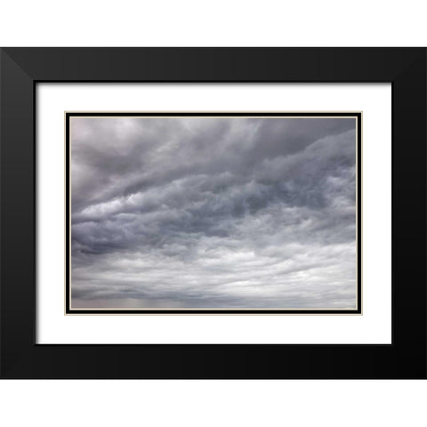 USA, Washington, Seabeck Billowing storm clouds Black Modern Wood Framed Art Print with Double Matting by Paulson, Don