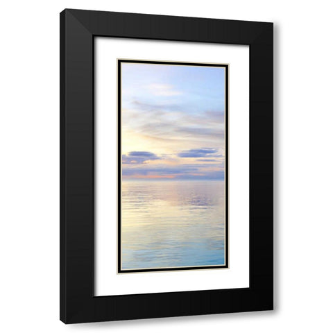 Washington, San Juan Islands Seascape at sunset Black Modern Wood Framed Art Print with Double Matting by Paulson, Don