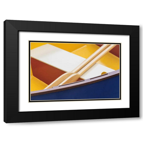 WA, Boat detail at the Wooden Boat Festival Black Modern Wood Framed Art Print with Double Matting by Paulson, Don