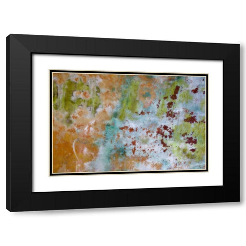 Washington, Fort Hayden Abstract painted wall Black Modern Wood Framed Art Print with Double Matting by Paulson, Don