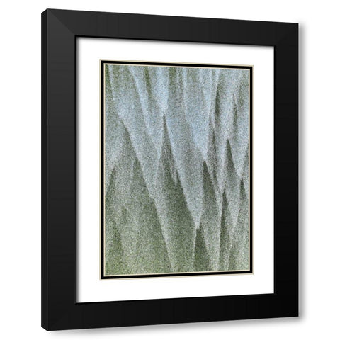 Oregon, Devils Punchbowl SNA Abstract patterns Black Modern Wood Framed Art Print with Double Matting by Paulson, Don