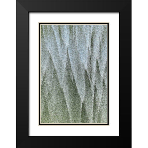 Oregon, Devils Punchbowl SNA Abstract patterns Black Modern Wood Framed Art Print with Double Matting by Paulson, Don
