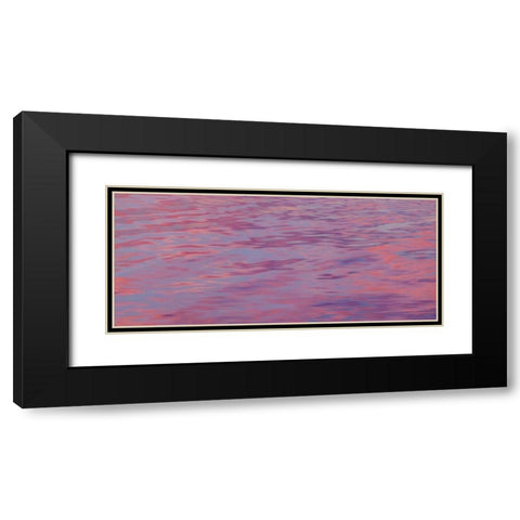 Washington, Hood Canal Sunset reflections Black Modern Wood Framed Art Print with Double Matting by Paulson, Don