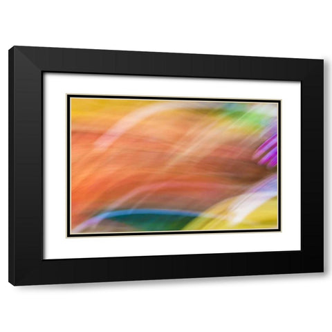 Mexico, Baja California, Tecate Abstract wash Black Modern Wood Framed Art Print with Double Matting by Paulson, Don