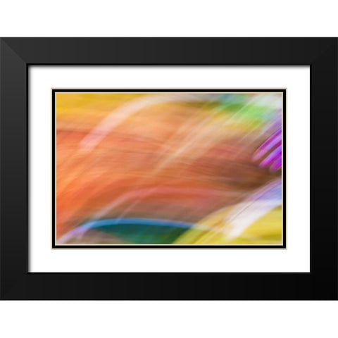 Mexico, Baja California, Tecate Abstract wash Black Modern Wood Framed Art Print with Double Matting by Paulson, Don