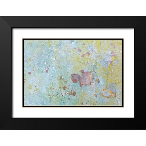 Washington, Fort Hayden Abstract painted wall Black Modern Wood Framed Art Print with Double Matting by Paulson, Don