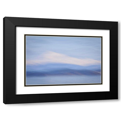Washington, Mount Baker Abstract of Mount Baker Black Modern Wood Framed Art Print with Double Matting by Paulson, Don