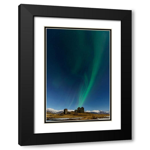 Dancing In The Sky Black Modern Wood Framed Art Print with Double Matting by Roxo, Alvaro