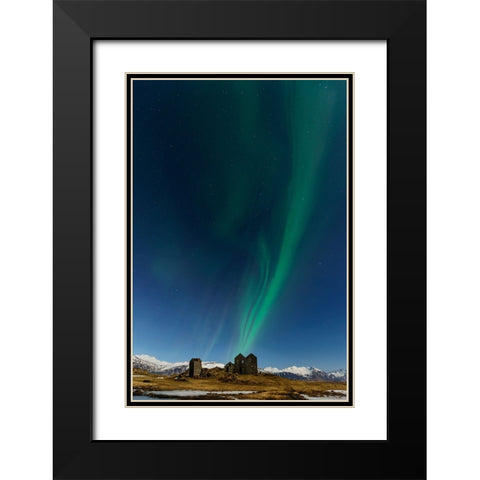 Dancing In The Sky Black Modern Wood Framed Art Print with Double Matting by Roxo, Alvaro