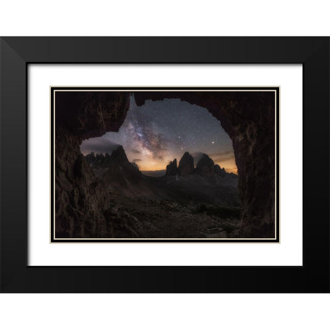 ^^^ Black Modern Wood Framed Art Print with Double Matting by Martin Castan, David