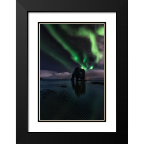 Untitled Black Modern Wood Framed Art Print with Double Matting by Martin Castan, David